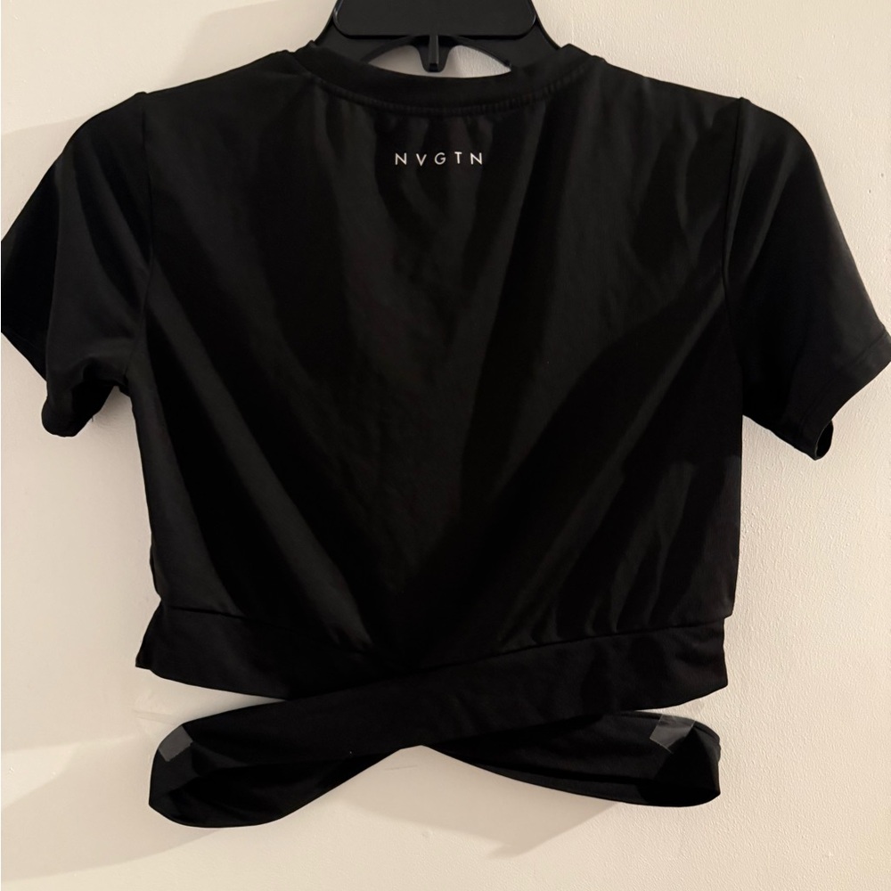 NVGTN Black Crop Top